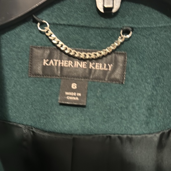 NWT. Katherine Kelly Notch Collar Long Sleeve - Picture 3 of 7